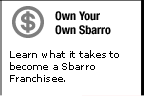 Own Your Own Sbarro